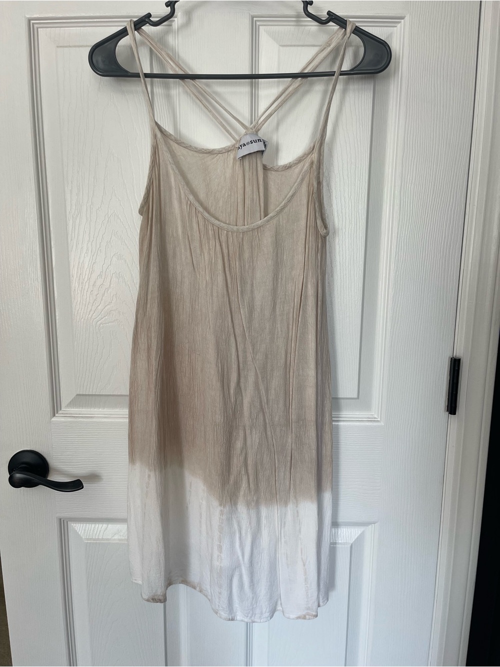 Neutral Ombre Slip Tank Dress or Coverup